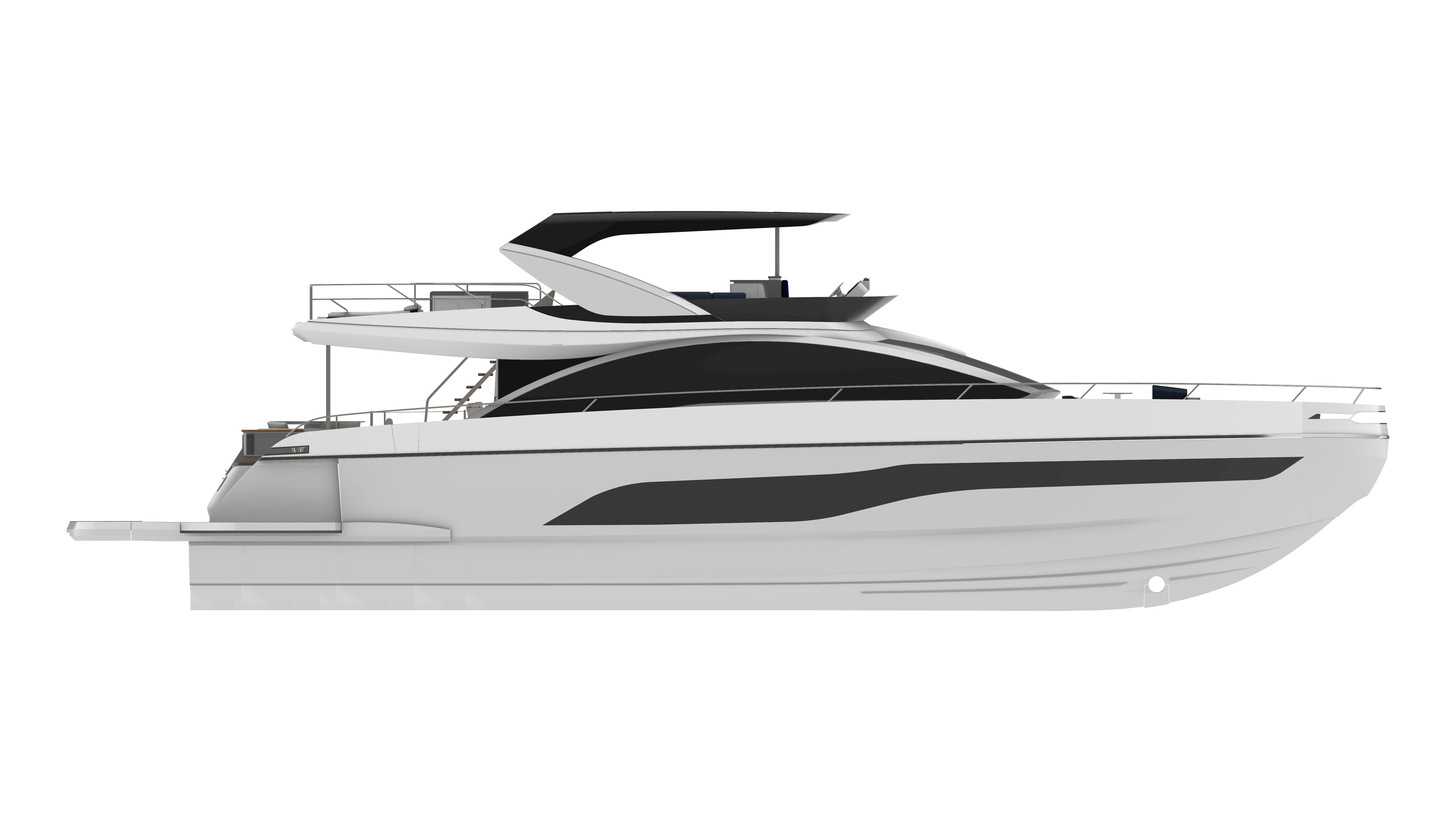 Planta de perfil da Intermarine 25M