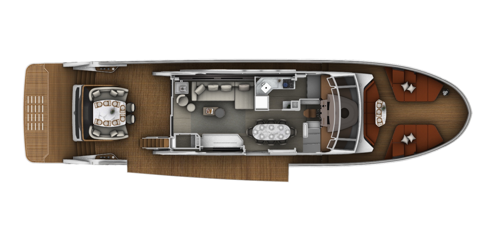 Salão com geladeira vertical