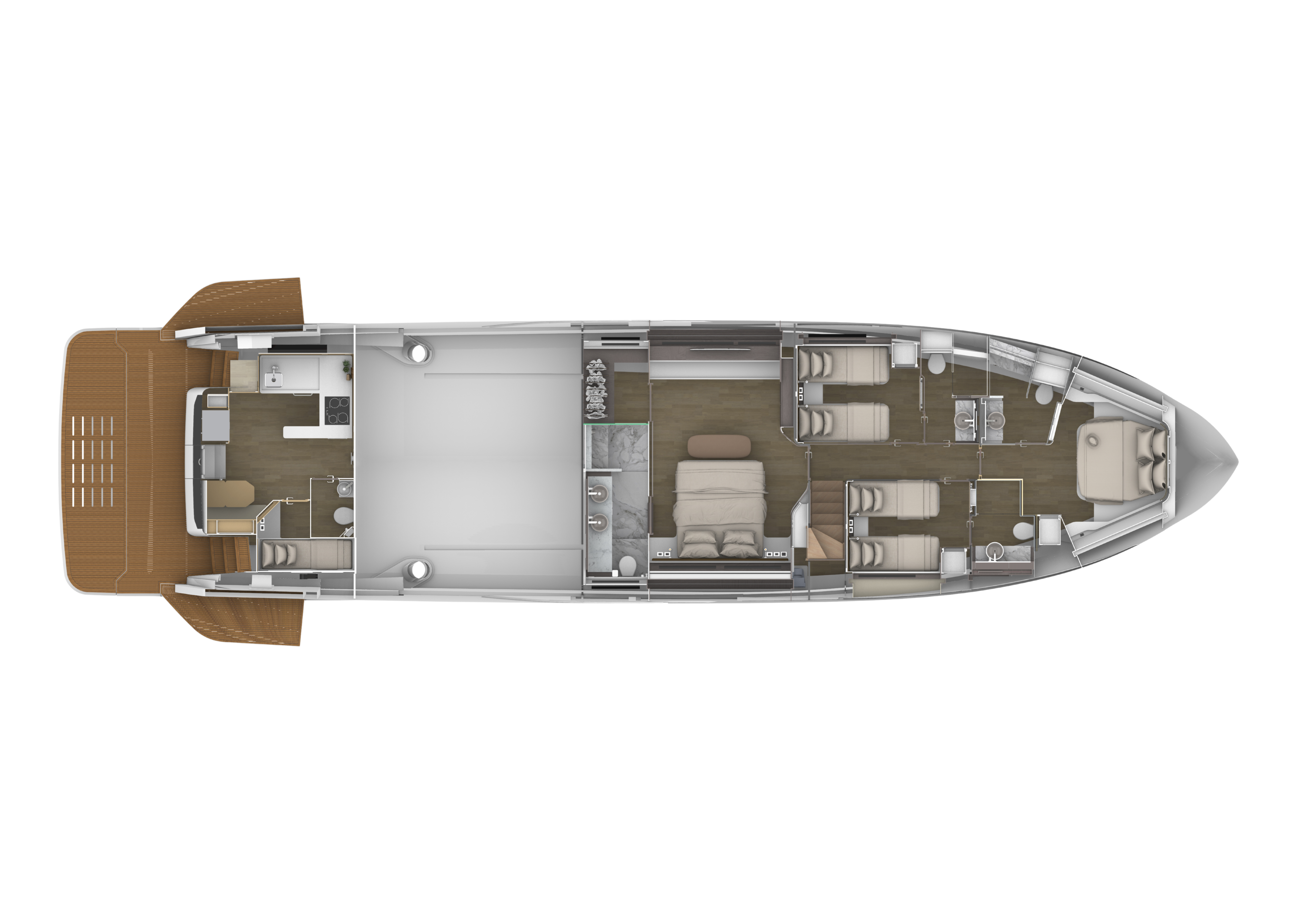 Tripulação com cozinha